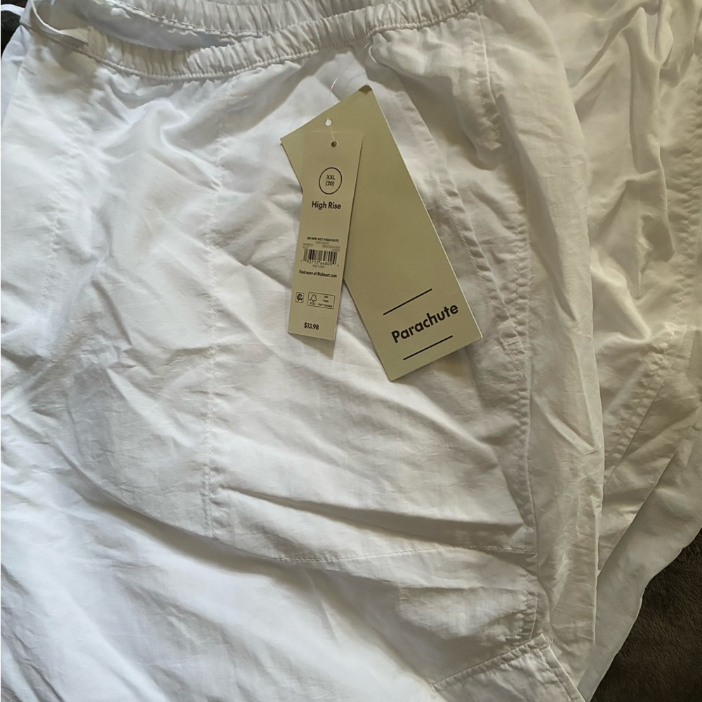 No Boundaries White High Rise Pants